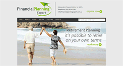 Desktop Screenshot of financialplanningexpert.com.au