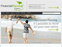 Tablet Screenshot of financialplanningexpert.com.au